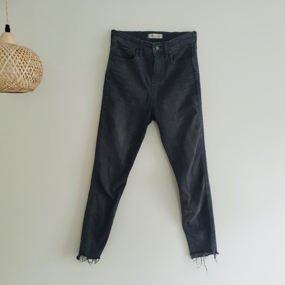 Madewell High Rise Skinny Jeans Size 26 Black